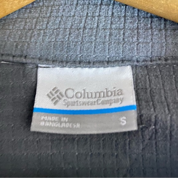 Columbia PFG Omni-Shield pullover Jacket Grey S Performance Fishing Gear 3/4 Zip - Picture 3 of 9